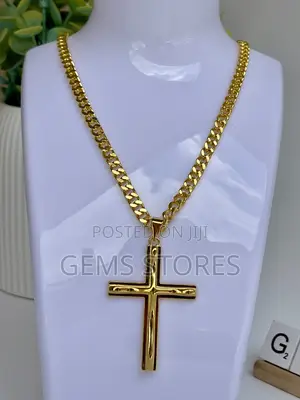 Classic Gold-Plated Cross Necklace