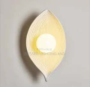 Modern Japanese Minimalist Leaf Shaped Led Wall Lamps