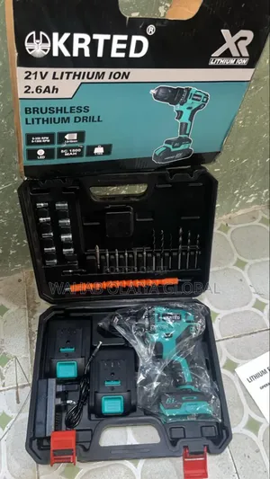 Krted 21v Cordless Drill Kit – Brushless Complete Set