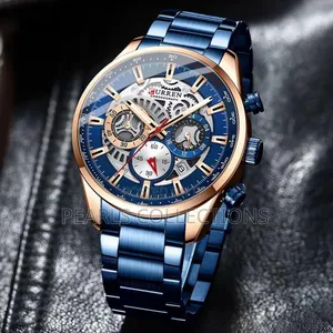 Blue Curren Chain Watch
