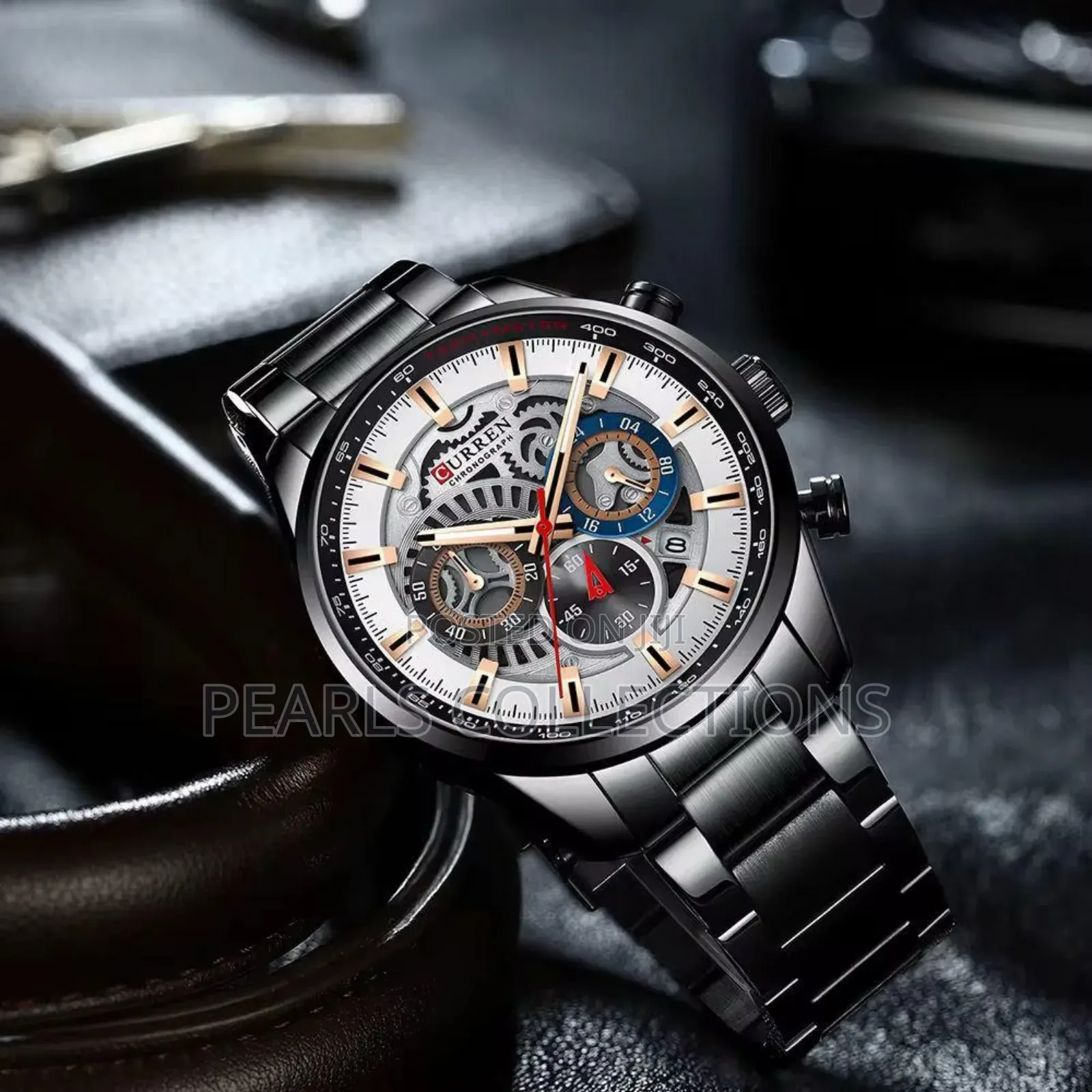 Black Curren Chain Watch