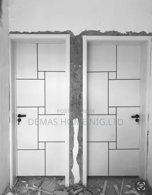White Wooden Door Complete Accessories