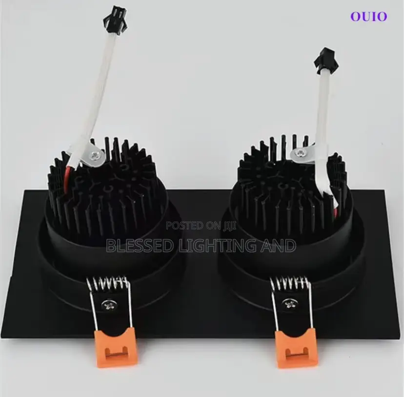 Double Head Recessed Dimmable Led Ceiling Downlight