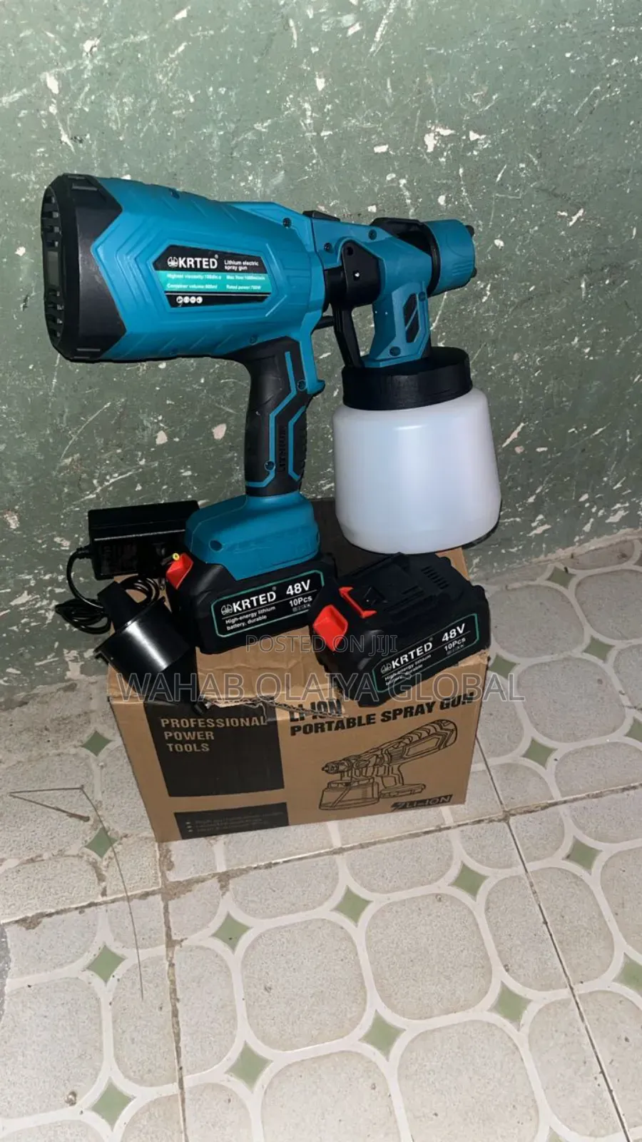 Krted 48v Cordless Paint Sprayer – Fast, Smooth Portable