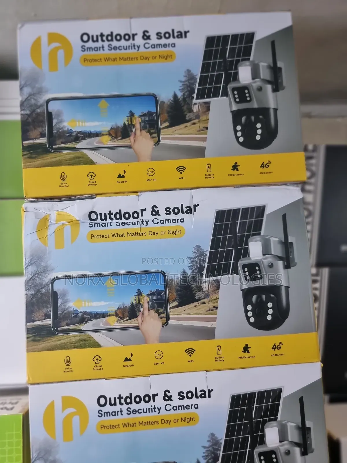 Outdoor Solar Smart Security Camera Dual Lens