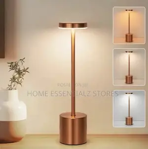 Luxury 3-in-1 Rechargeable Cordless Table Lamp - LED Touch Desk Lamp