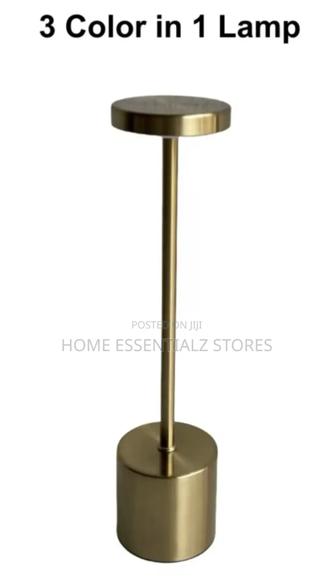 Luxury 3-in-1 Rechargeable Cordless Table Lamp - LED Touch Desk Lamp