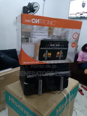 Cnctronic 12l Multi-Function Air Fryer With Rotisserie