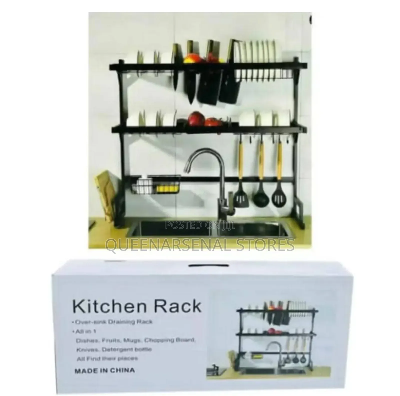 2steps Over the Sink Dish Rack
