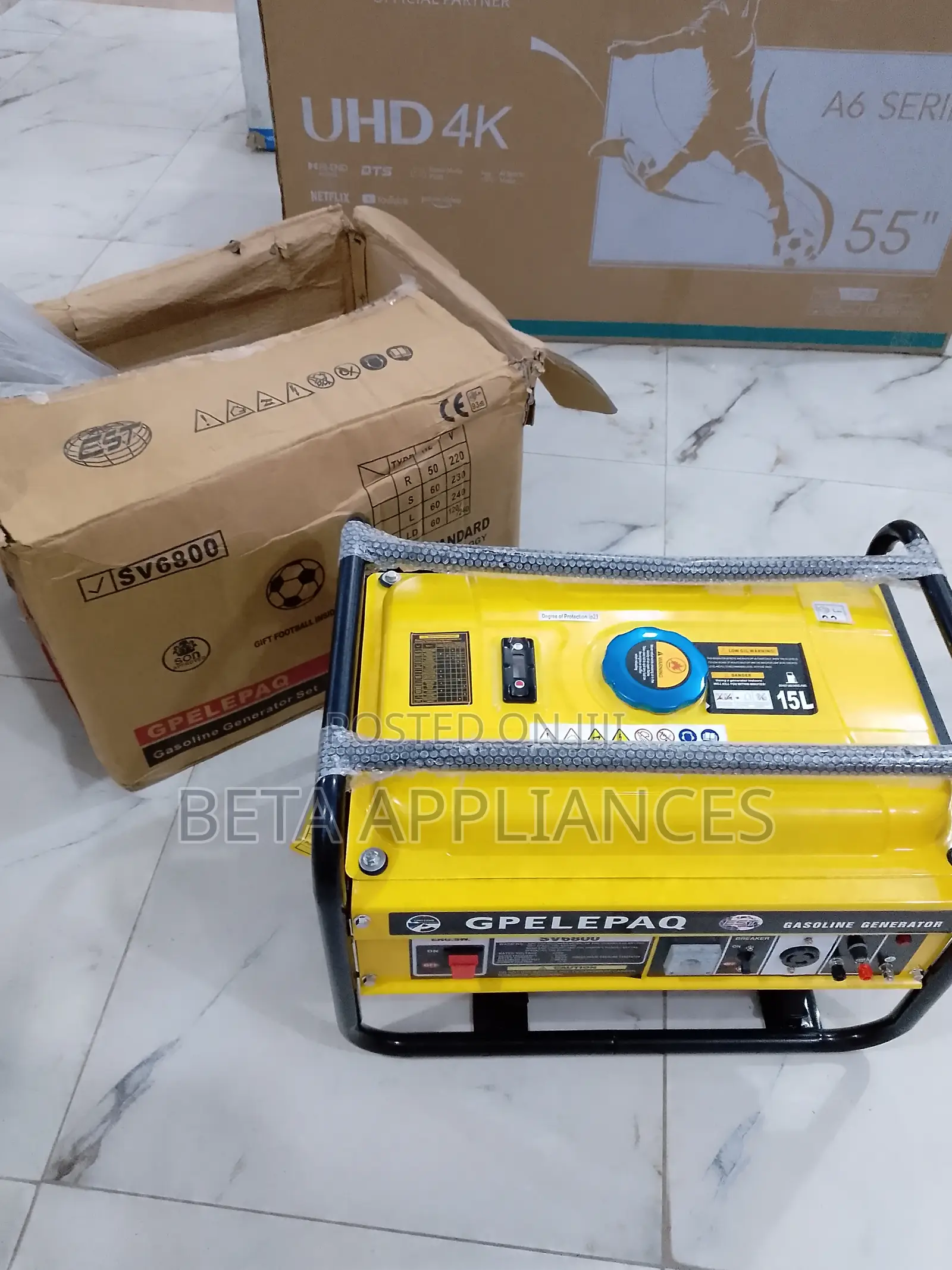 Technical Manual for Elepaq Sv6800 Generator