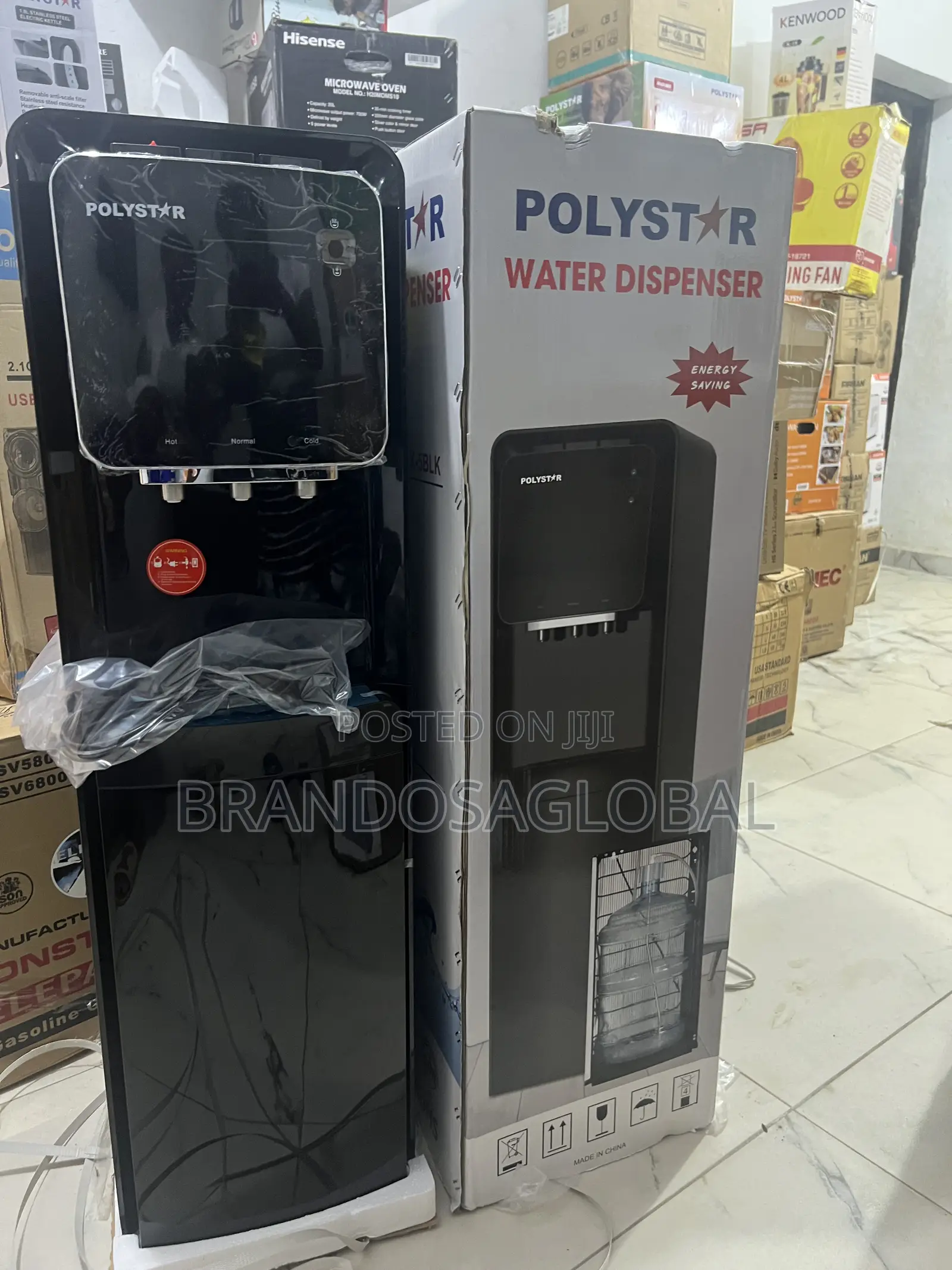 Clean Black Polystar Water Dispenser – Fast Flow