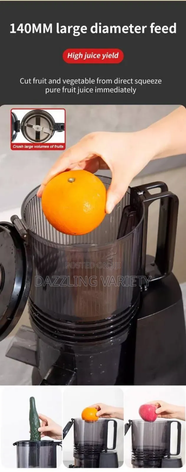 800watts Sokany Slow Juicer