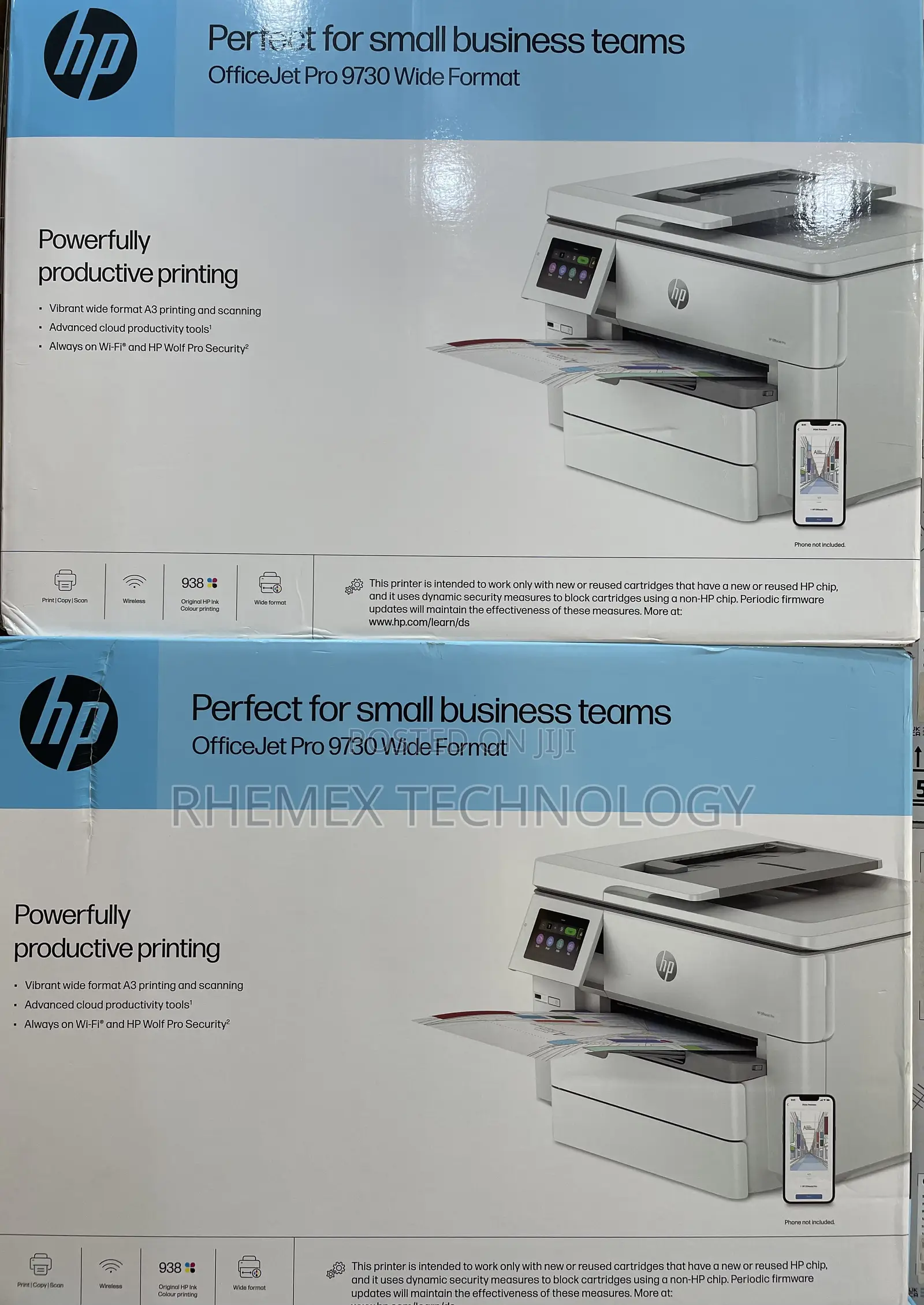 Hp Office-jet Pro 9730 Wide Format All-in-one Printer
