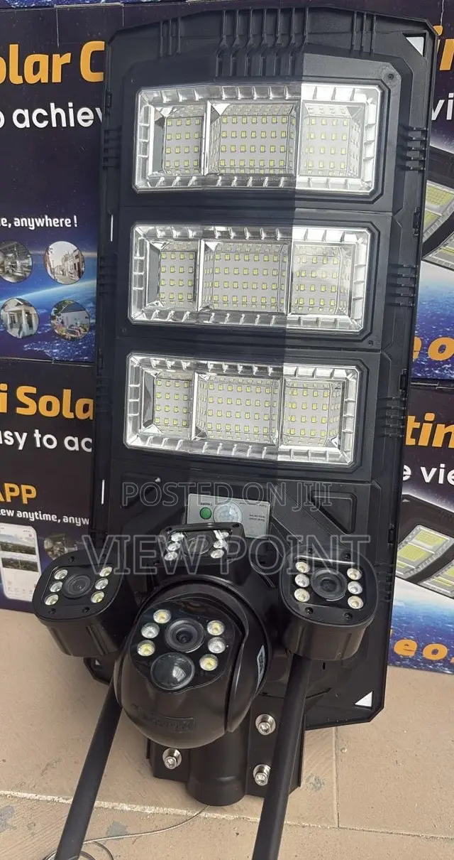 High Quality Ai Solar Camera + Lighting 2 In 1