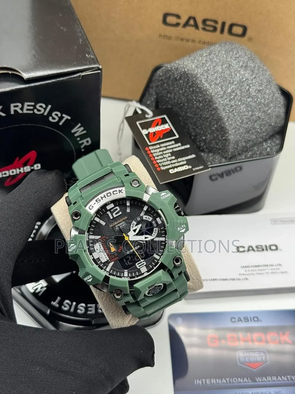 G-Shock Casio Green Rubber Strap Watch