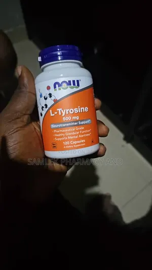 Now L-tyrosine 500mg,Supports Mental Alertness,Neurotransmitter-120cap