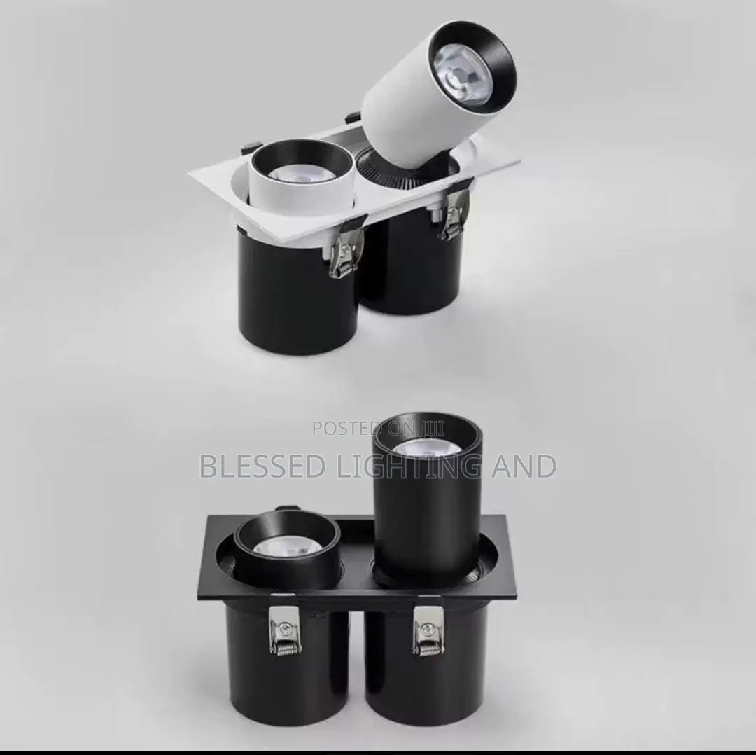 Luxury Modern Square Round Recessed Adjustable Dimmable Spot Lights