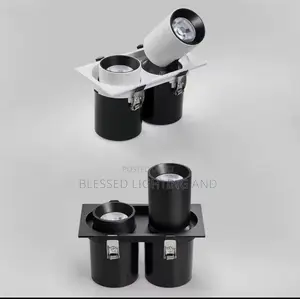 Luxury Modern Square Round Recessed Adjustable Dimmable Spot Lights