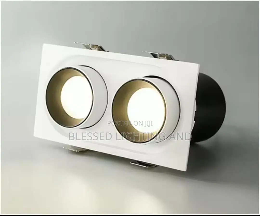 Luxury Modern Square Round Recessed Adjustable Dimmable Spot Lights
