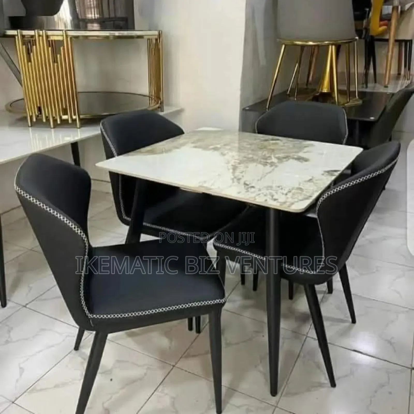 Marble Dining Table With 4 Chairs
