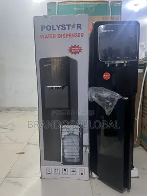 Black Polystar Water Dispenser – Fast Heat/Cool