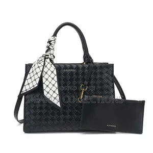 Pedro Croc-Embossed Medium Handbag