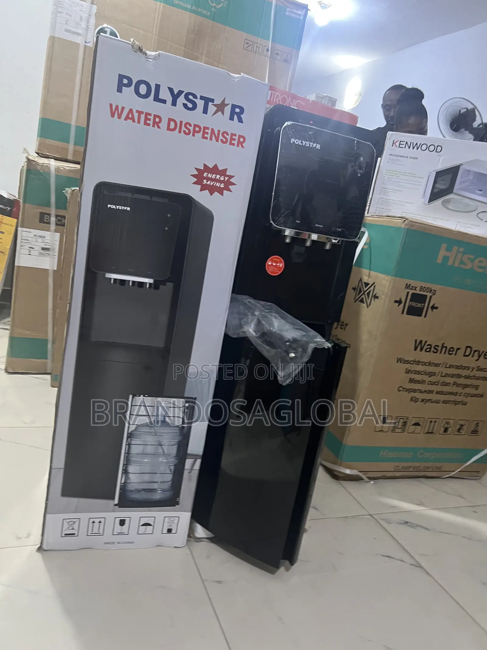 Dispenser – Polystar Black, Clean and Durable