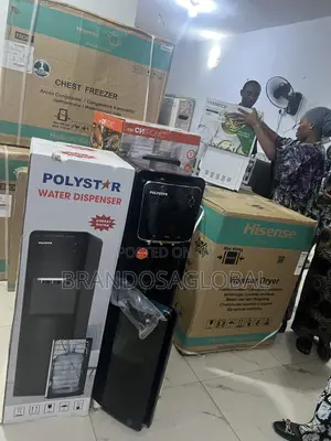 Hot and Cold Dispenser – Polystar Brand, Black