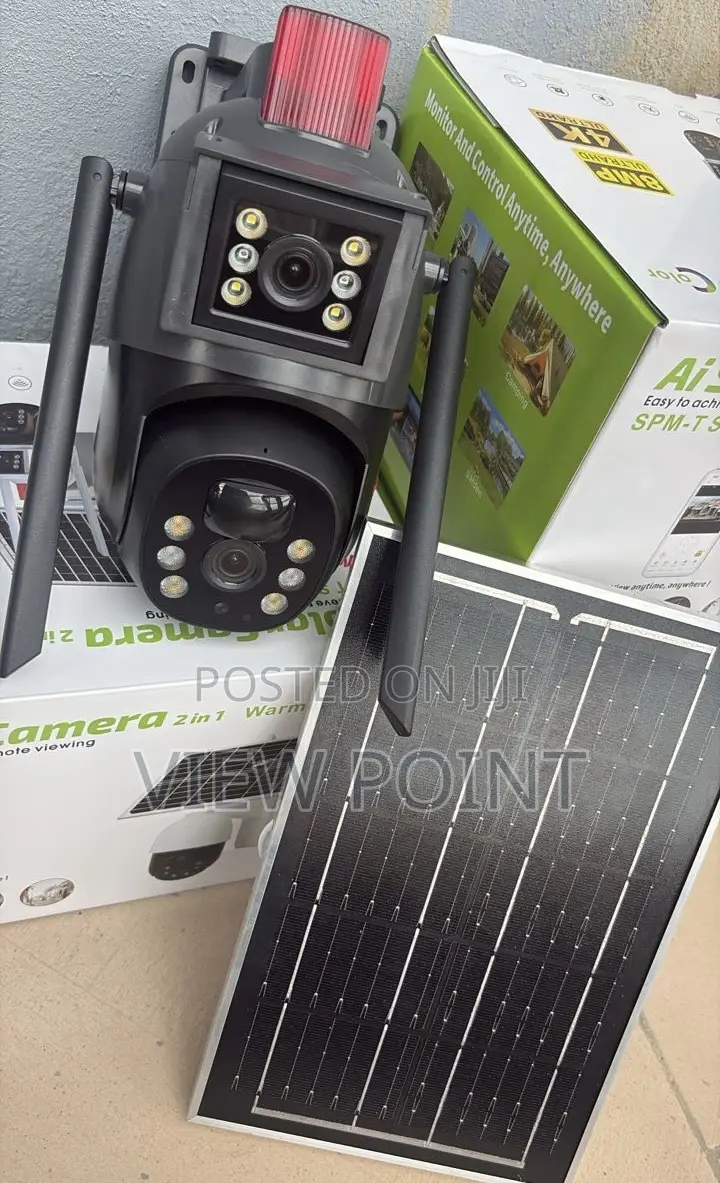 Tracker Solar Inmotion Dual Lens Ai Motion Tracker,Waterproof Solar Powered Cctv Camera - View ...