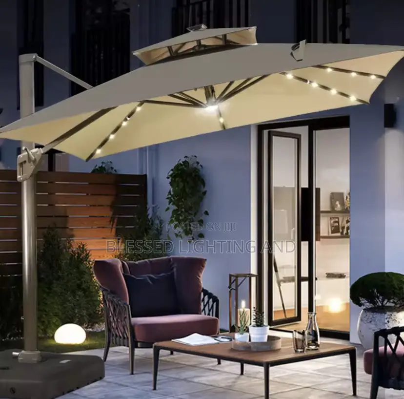 Size 9.9 Feet Patio Waterproof Umbrella Canopy Replacement 3mx3m Squar