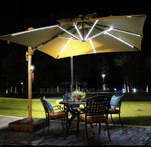 Size 9.9 Feet Patio Waterproof Umbrella Canopy Replacement 3mx3m Squar