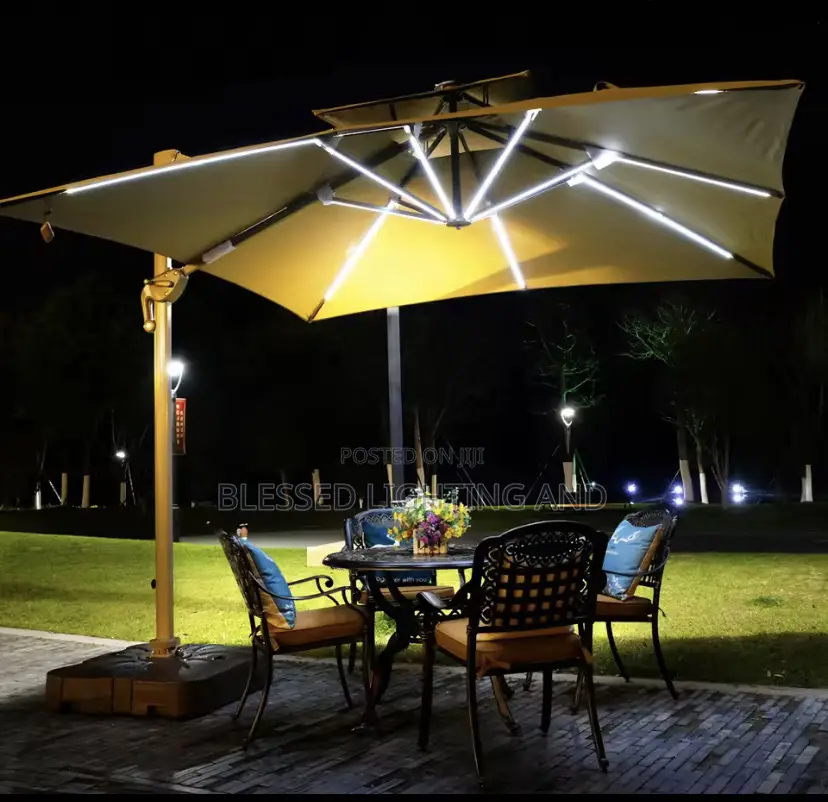 Size 9.9 Feet Patio Waterproof Umbrella Canopy Replacement 3mx3m Squar