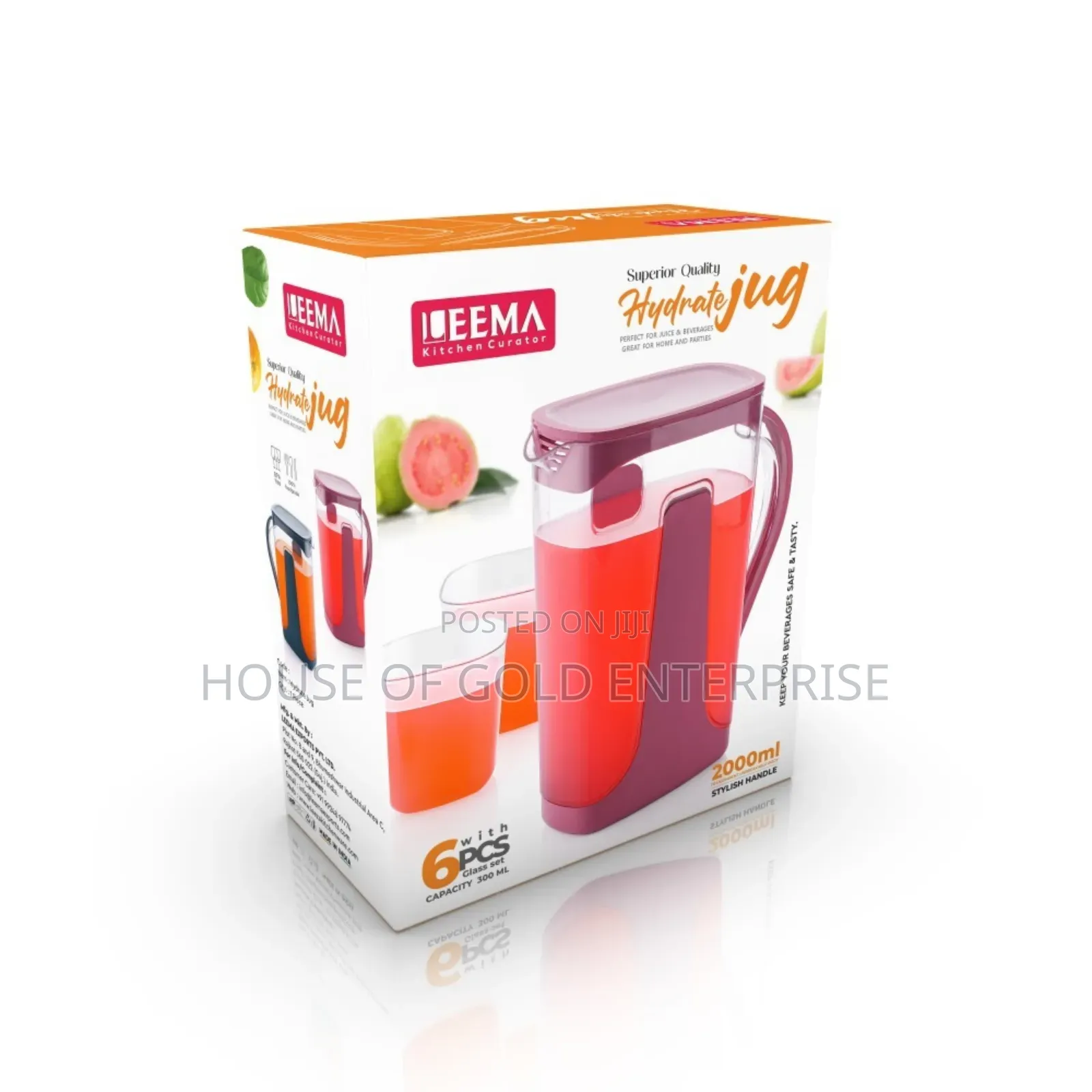 Superior Quality Leema Kitchen Curator Hydrate Jug Set