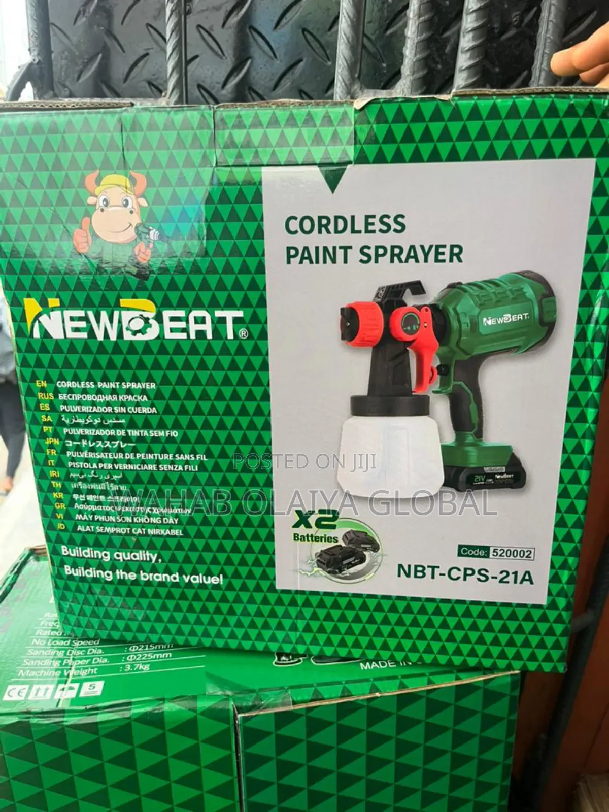 Cordless Paint Spray Machine – Portable Efficient Painting Tool