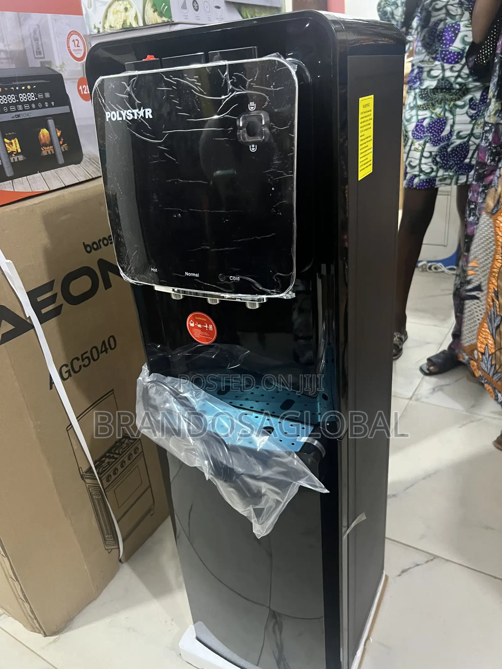 Smart Polystar Water Dispenser – Black Unit