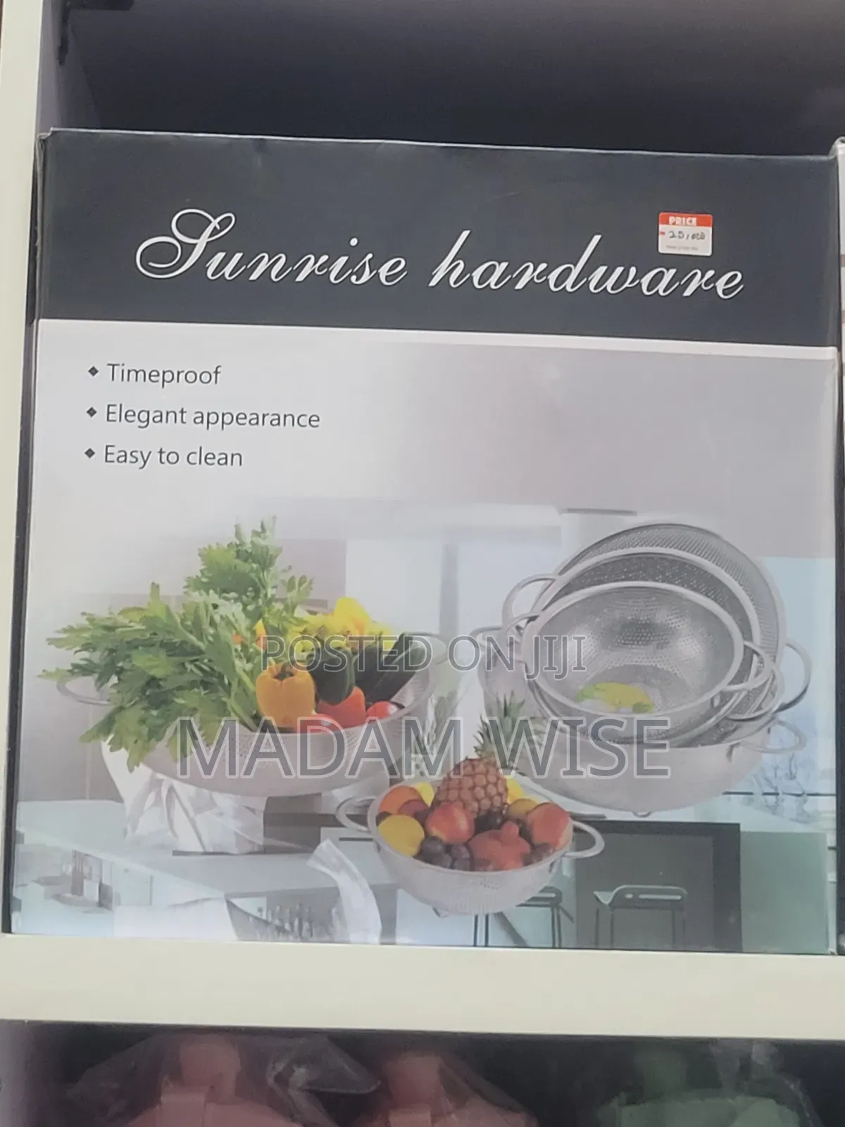 Sunrise Hardware Sieve.