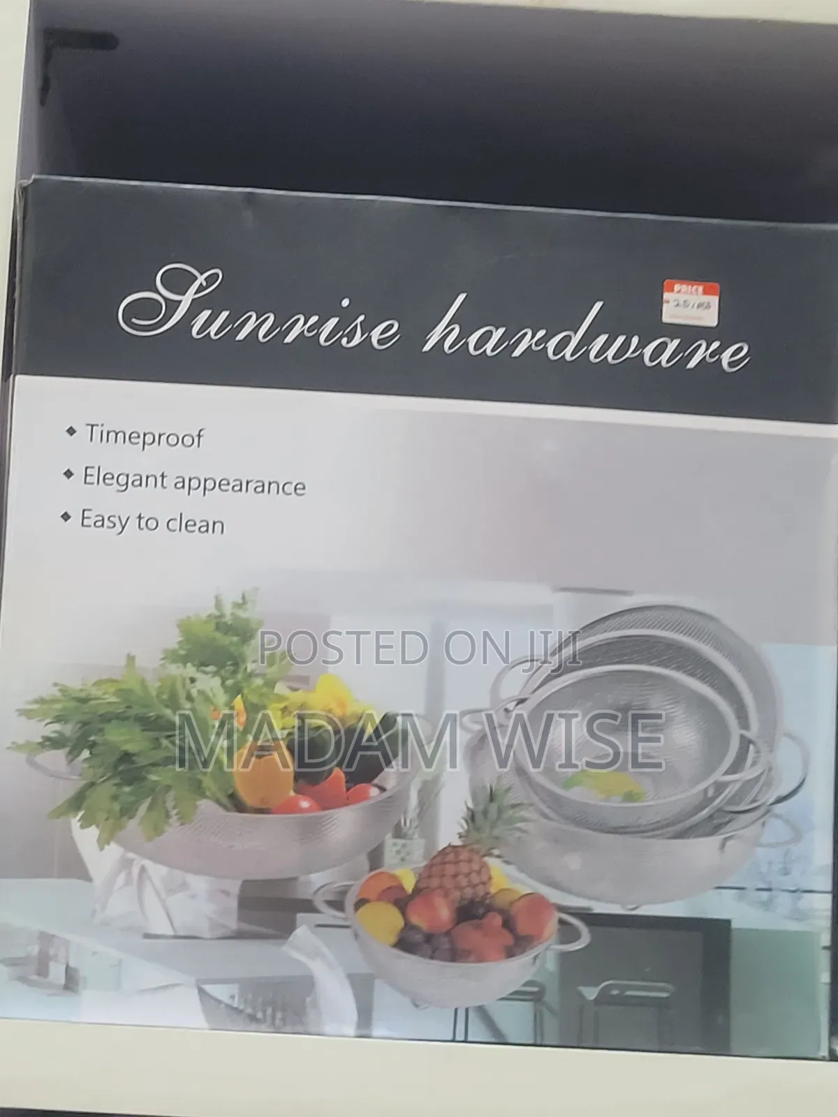 Sunrise Hardware Sieve.