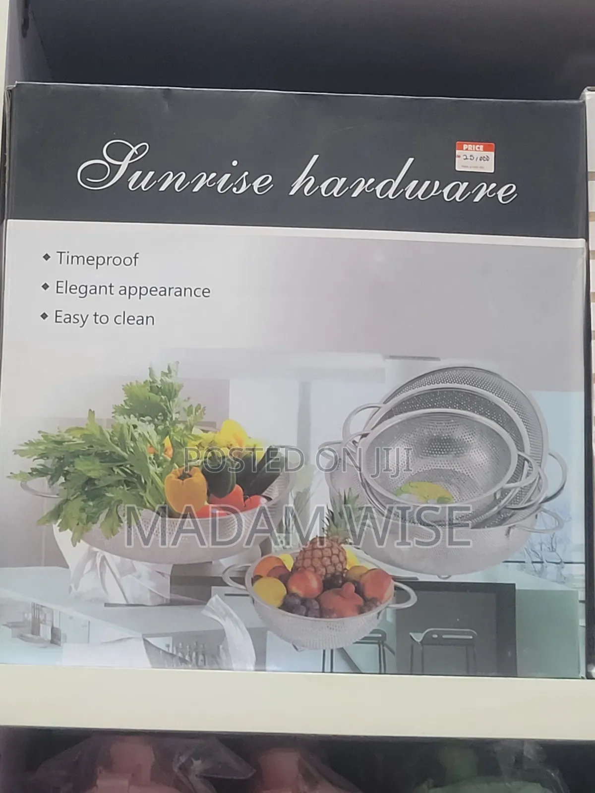 Sunrise Hardware Sieve.