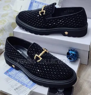 Fully Beaded Versace Brand Shoes for Men