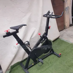 Black Spinning Bike