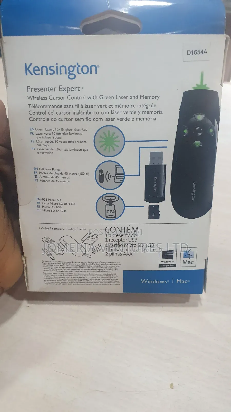 Kessington Wireless Presenter With Red Laser Point