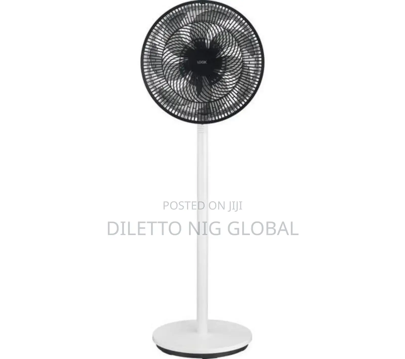 Logik 14" Standing Fan- White Black
