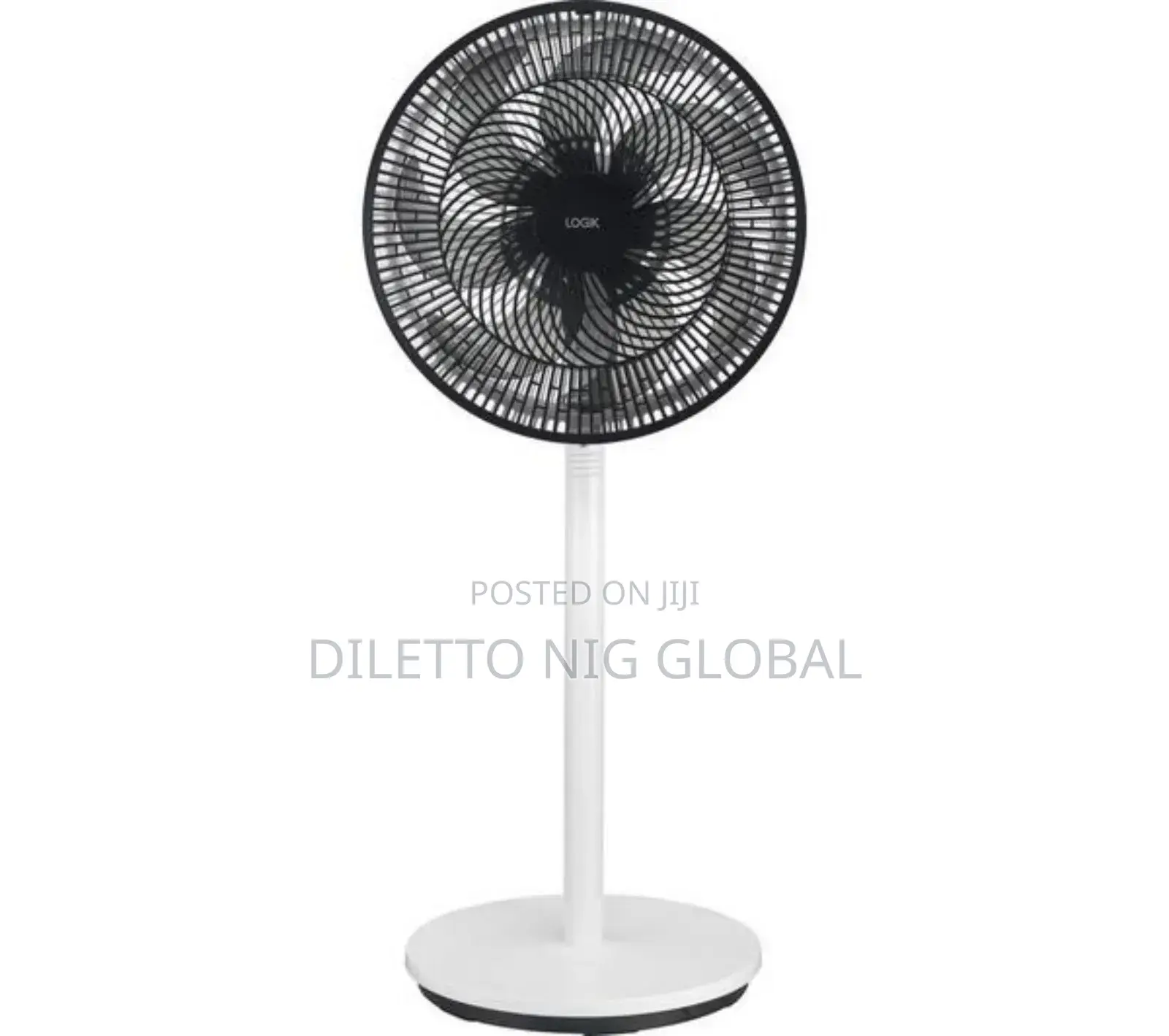 Logik 14" Standing Fan- White Black