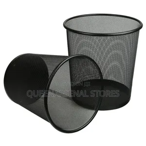 Metal Mesh Trash Bin -- Big Size