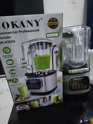 Sokany Heavyduty Soundproof Commercial/Professional Blender