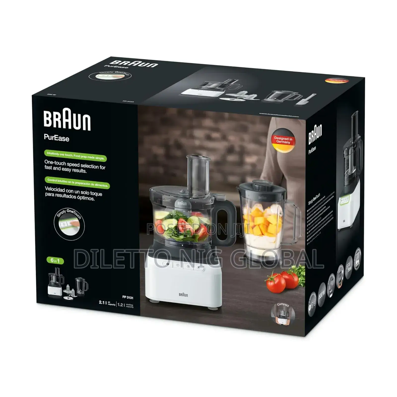 Braun Pureease Food Processor Fp3131