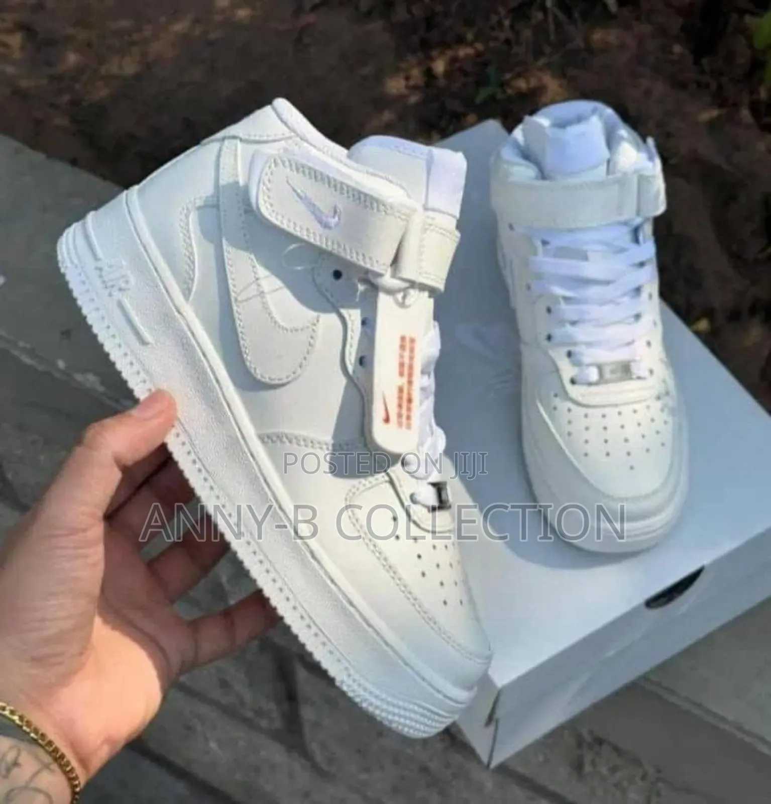 Quality Nike Ankle Plain White Sneakers