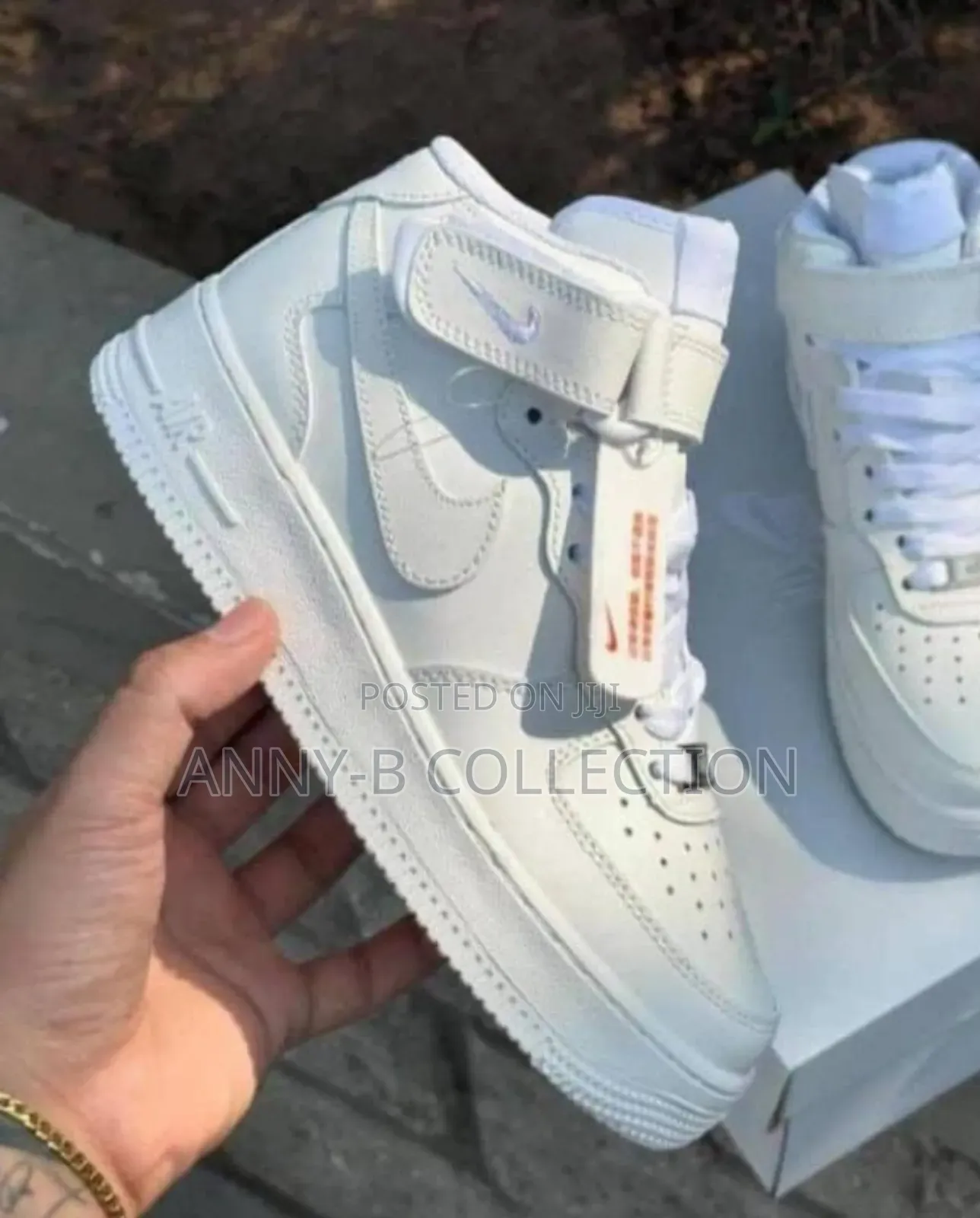Quality Nike Ankle Plain White Sneakers