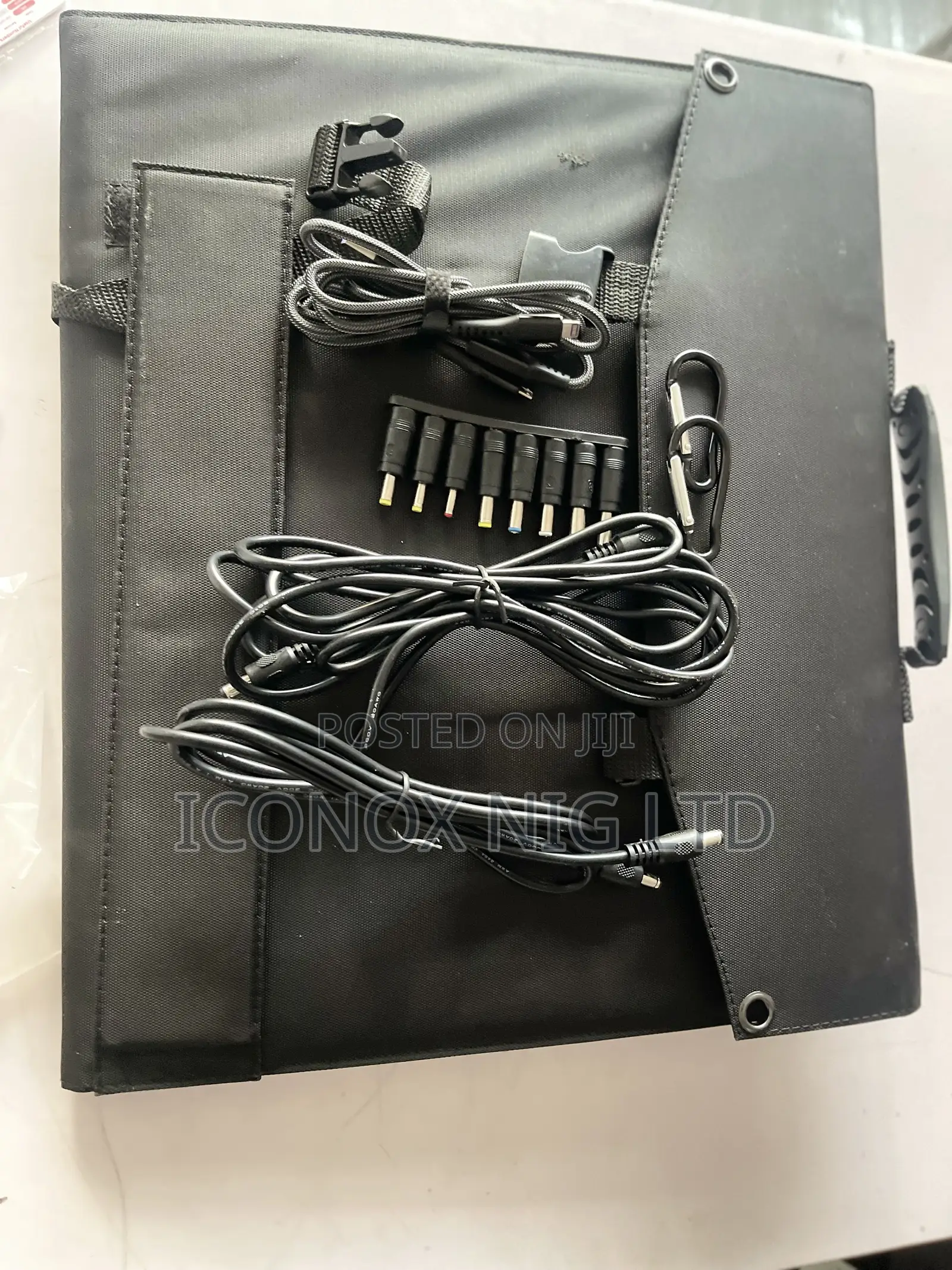 100w Portable Camping Solar Panel Output Usbx2 5v, Dc12v~18v