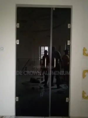 Luxury Grey Glass Closet Doors – 10mm Tempered With Silver Finish